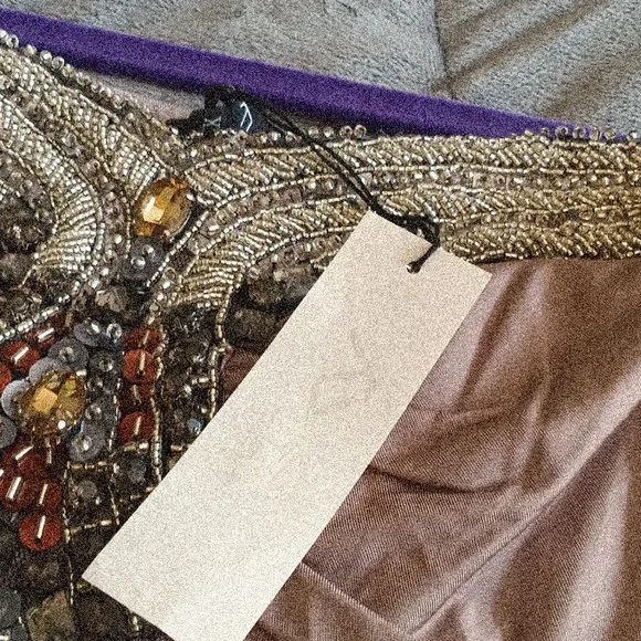 Woman's Sky Brand Sleeveless Dress Jewel Adorned NWT - Picture 3 of 4